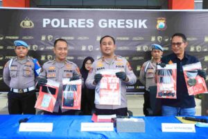 Polres Gresik Bongkar Jaringan Narkoba Lintas Kota, 4 Tersangka Ditangkap