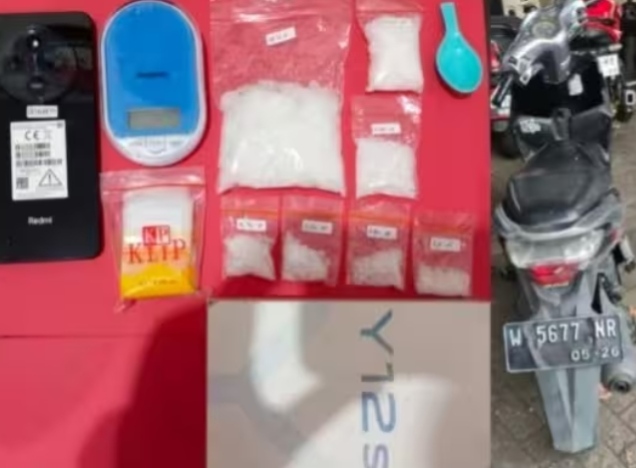 Polres Pasuruan Bekuk Pria Asal Pandaan dengan Barang Bukti 118 Gram Sabu