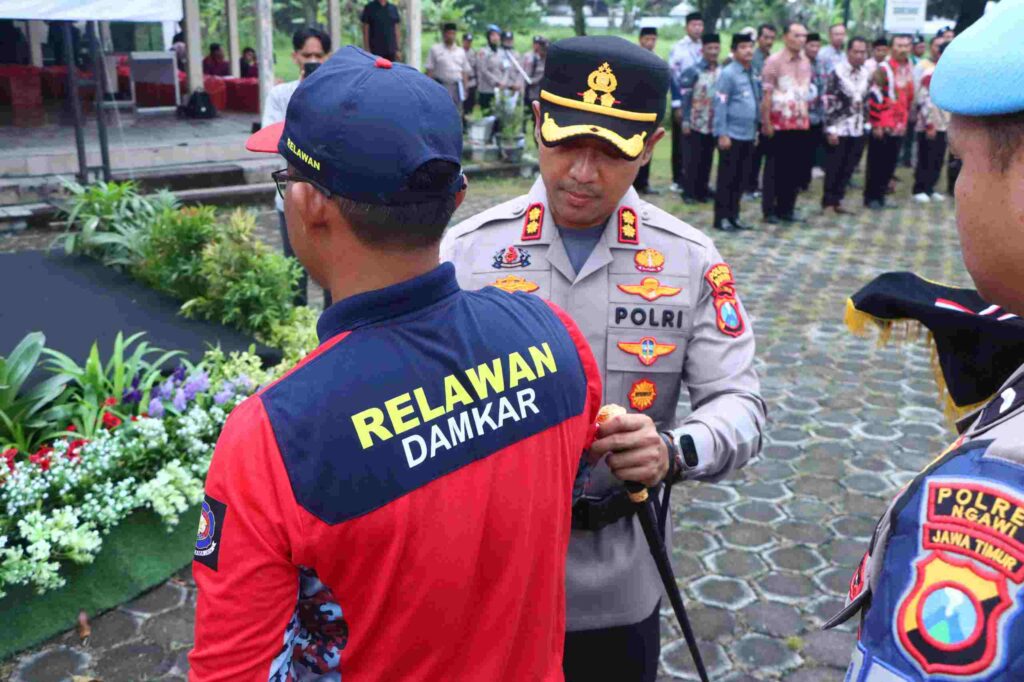 Polres Ngawi Perkuat Kondusifitas Wilayah Lewat Apel Sabuk Kamtibmas