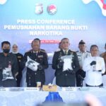 Polda Jatim Musnahkan 22,226 Kg Kokain, Tegaskan Komitmen Perang Melawan Narkoba