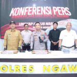 Polres Ngawi Tangkap Dua Pengedar Narkoba, 223,842 Gram Sabu Disita