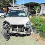 Dua Mobil Rush Adu Banteng di Jalan Raya Torjun Sampang, Dua Penumpang Luka Ringan