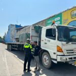 Korlantas Polri Tindak Truk Sumbu 3 di Jalur Pantura dengan ETLE Drone