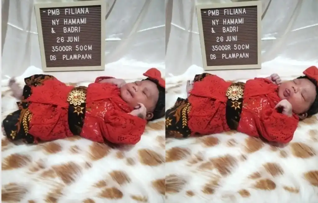 Anugerah Terindah, Istri Pimpinan Redaksi Media Informasi Publik Badri Melahirkan Putri Pertama di RS Pamekasan