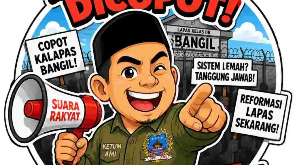 Ketua Umum AMI Minta Kalapas Kelas IIB Bangil Dicopot, Siap Gelar Aksi di Kanwil Ditjenpas Jatim