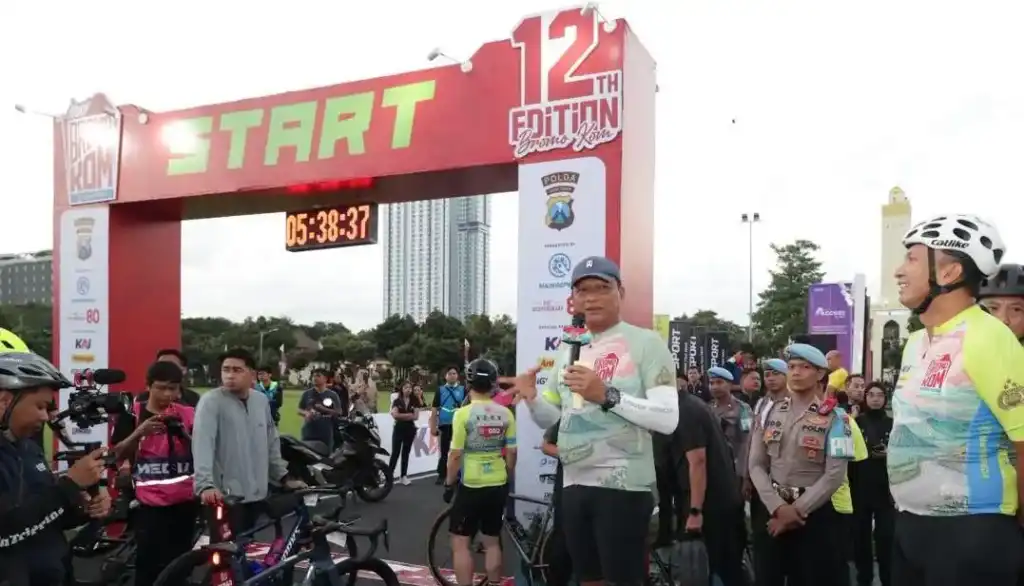 Kapolda Jatim Resmi Start Bromo KOM XII 2026