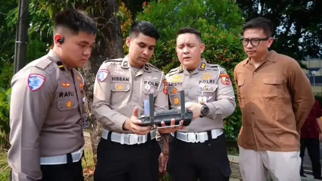 Korlantas Optimalkan ETLE Drone dalam Operasi Patuh
