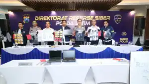 Polda Jatim Ringkus Pelaku Love Scamming Jaringan Internasional