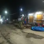 Tiang Wifi Nyaris Roboh di Lokasi Proyek Gorong-Gorong Tenggumung Surabaya