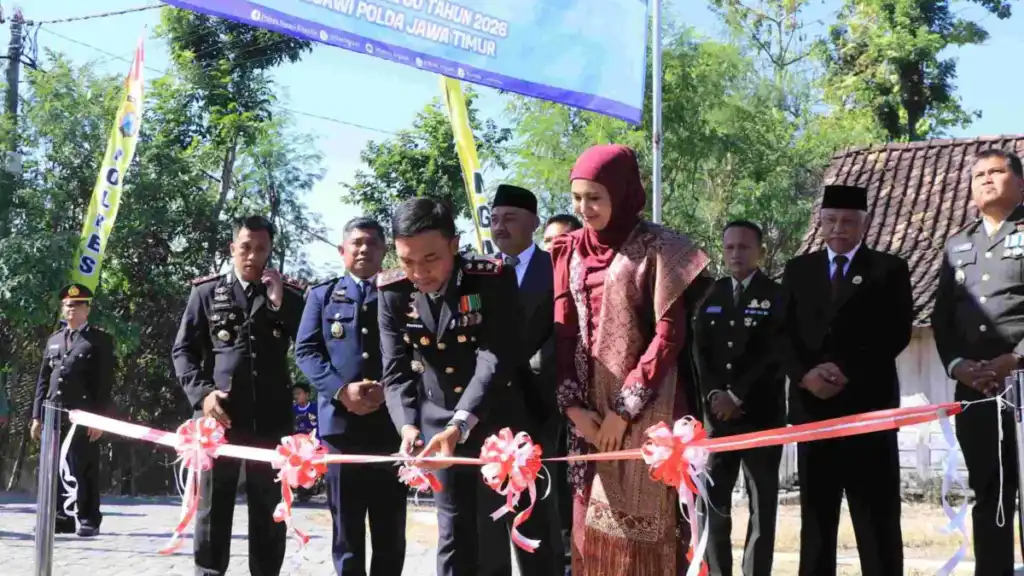 Hari Bhayangkara ke – 80, Polres Ngawi Bangun Sumur Bor Presisi untuk Masyarakat di Bringin
