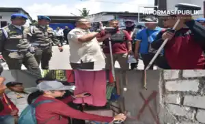 Normalisasi Sungai Kalianak Tahap 3,182 Bangunan Mulai Ditandai