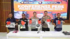 Polres Probolinggo Kota Amankan 5 Tersangka Pelempar Bondet di Mayangan