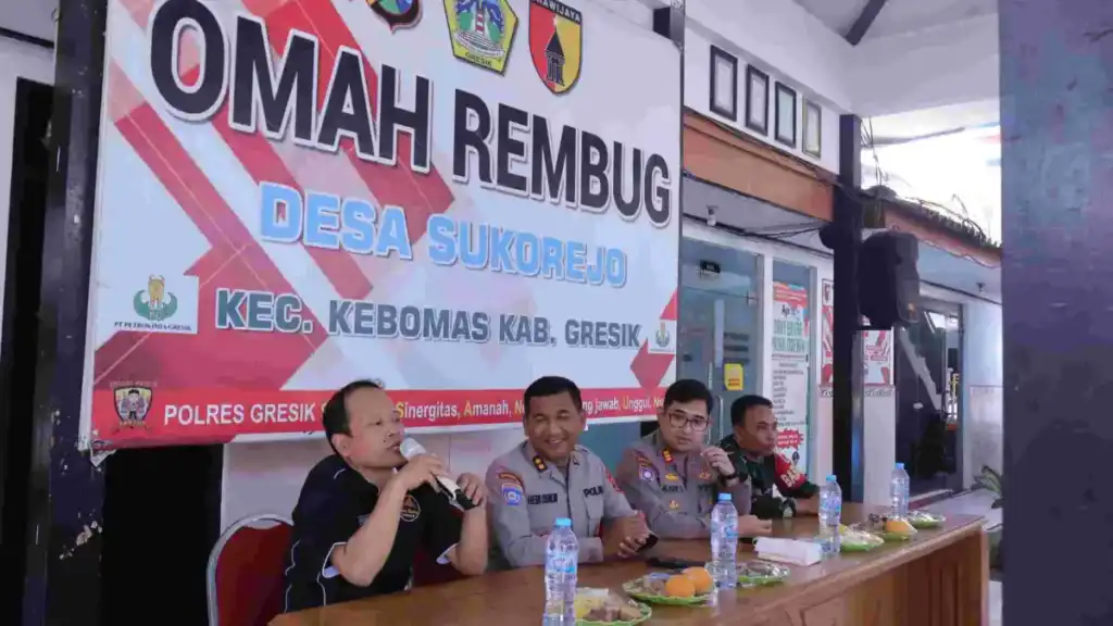 Perkuat Kamtibmas Berbasis Musyawarah, Ditbinmas Polda Jatim Asistensi Omah Rembug di Polres Gresik