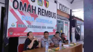 Perkuat Kamtibmas Berbasis Musyawarah, Ditbinmas Polda Jatim Asistensi Omah Rembug di Polres Gresik