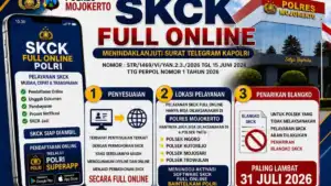 Polres Mojokerto Resmi Alihkan Pelayanan SKCK Menjadi Full Online Melalui POLRI SuperApp