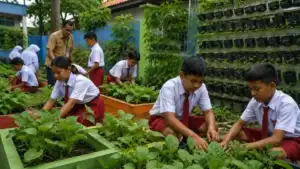 Jakarta Timur Siapkan Sekolah Percontohan Urban Farming di Setiap Kecamatan
