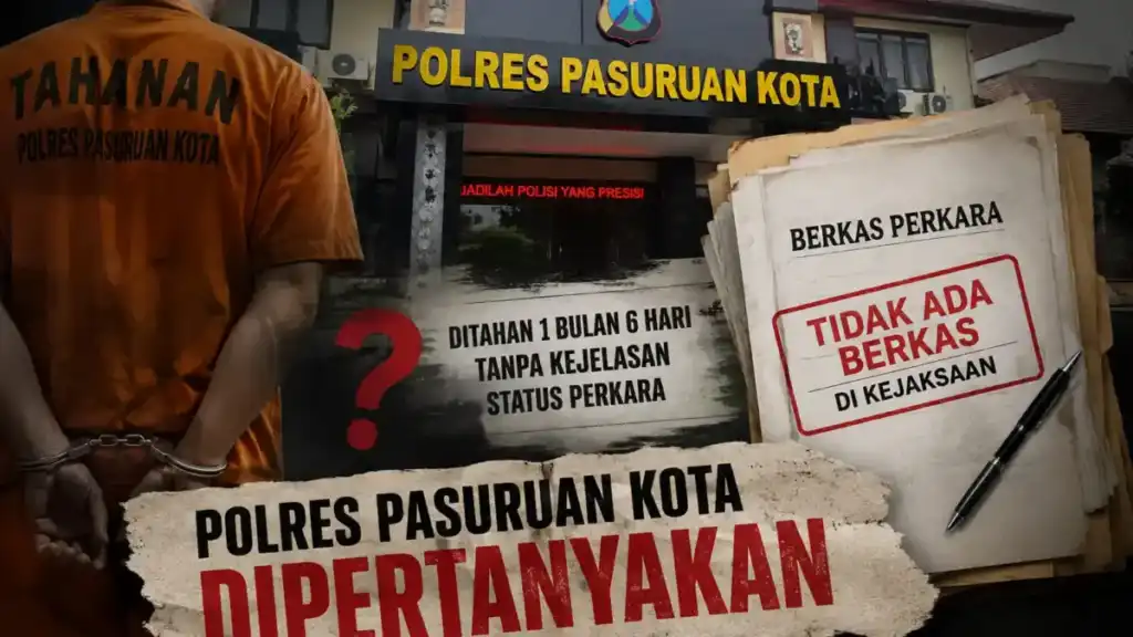Mantan Kades AH Pernah Ditahan 1 Bulan 6 Hari, Publik Pertanyakan Kelanjutan Perkara di Polres Pasuruan Kota