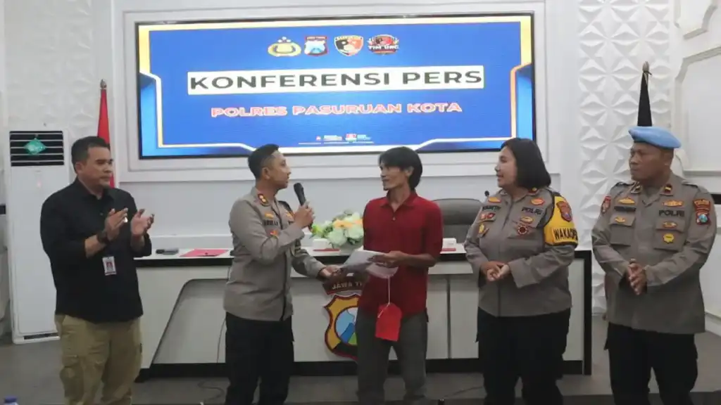 Polres Pasuruan Kota Bongkar Jaringan Curanmor, Tersangka dan Penadah Diamankan