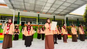 MIN 4 Banggai Gelar Upacara Pembukaan Perkemahan