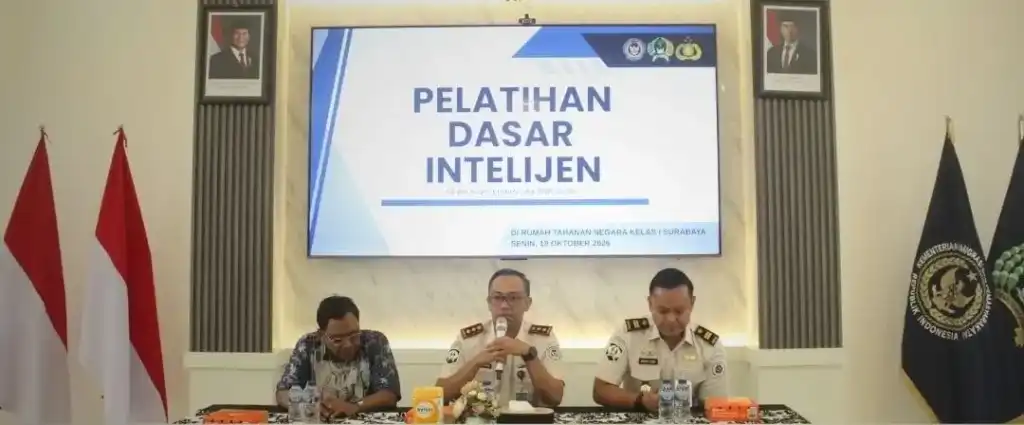 Perkuat Intelijen Rutan Surabaya Gandeng Polsek Waru