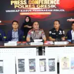 Polres Gresik Amankan Sindikat DC Pinjol Fiktif di Lampung