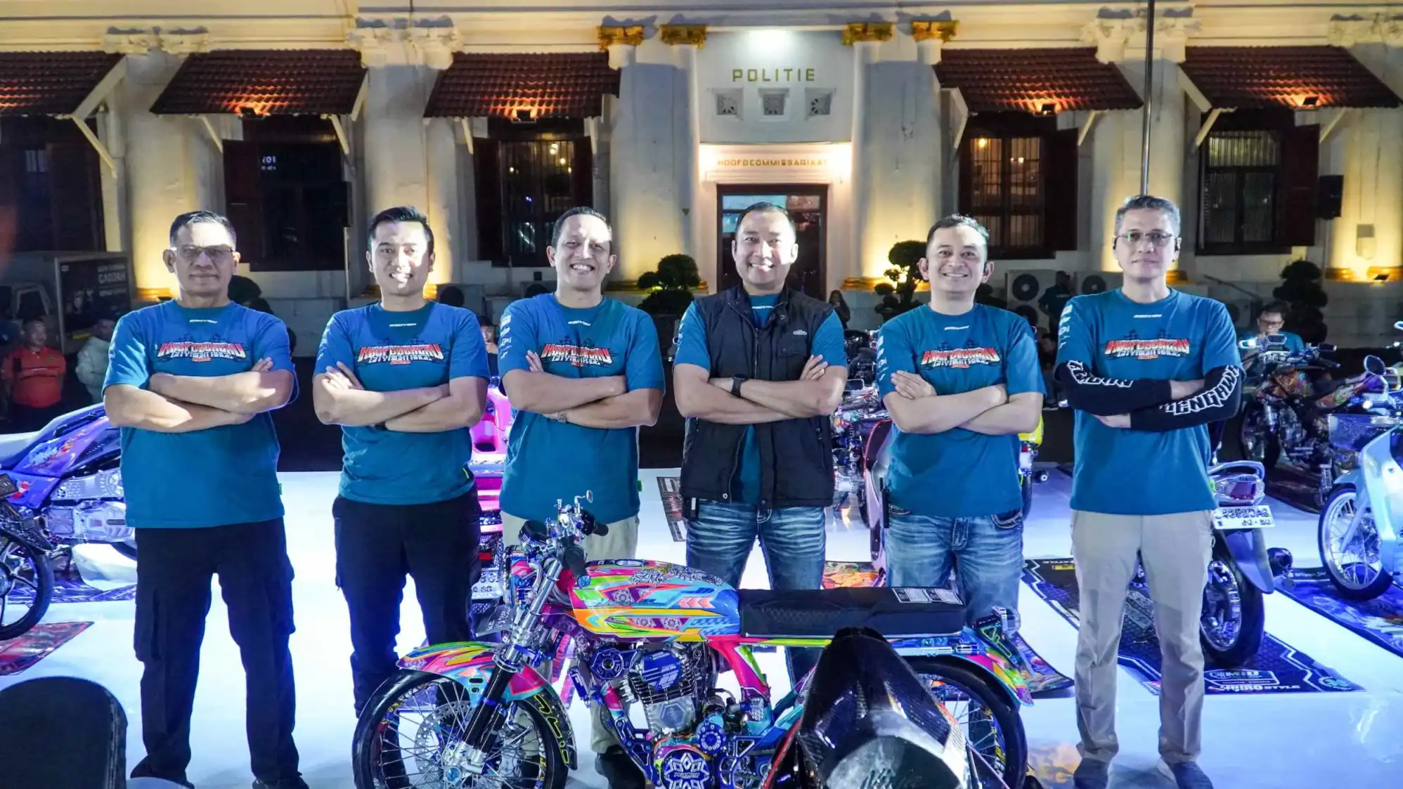 Polrestabes Surabaya Hadirkan Ajang Hoofdbureau City Night Race