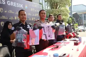 Polres Gresik Amankan 11 Tersangka Curanmor